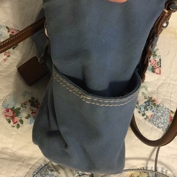 Giani Bernini Blue Fabric (denim/twill) Handbag - Picture 5 of 11